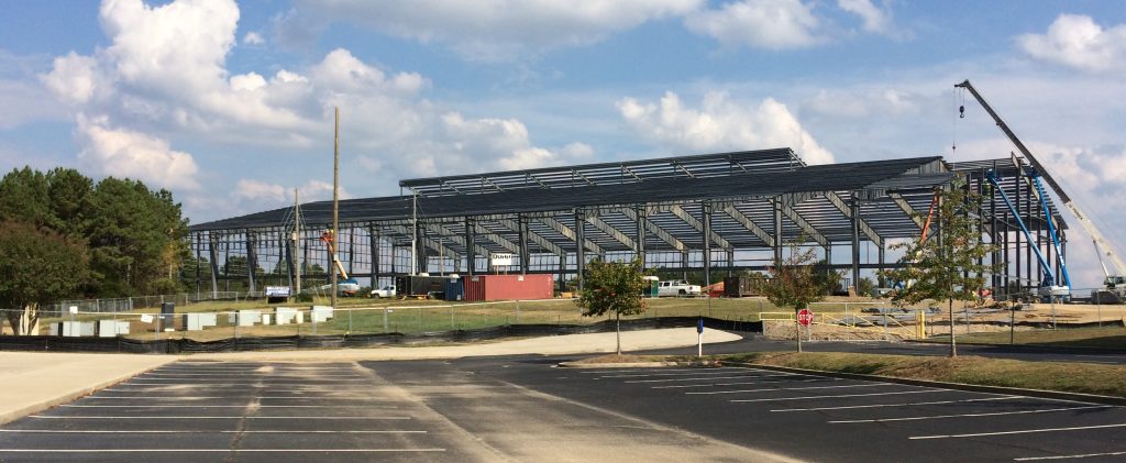 Commercial steel building